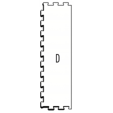 PaviFlex Afwerkrand schuin (100x30x2 cm)